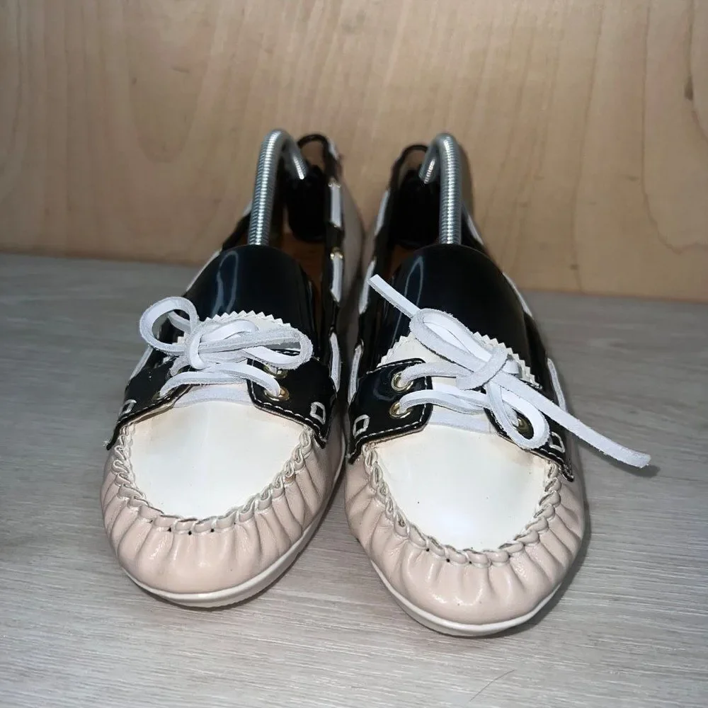 Libby Elderman Bristol Wedge Boat Shoes Women's 8.5‎